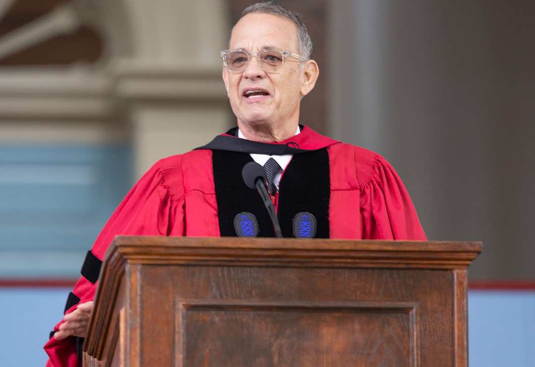 TOM HANKS GETS HONORARY DOCTORATE FROM HARVARD UNIVERSITY - TheDose-Mag