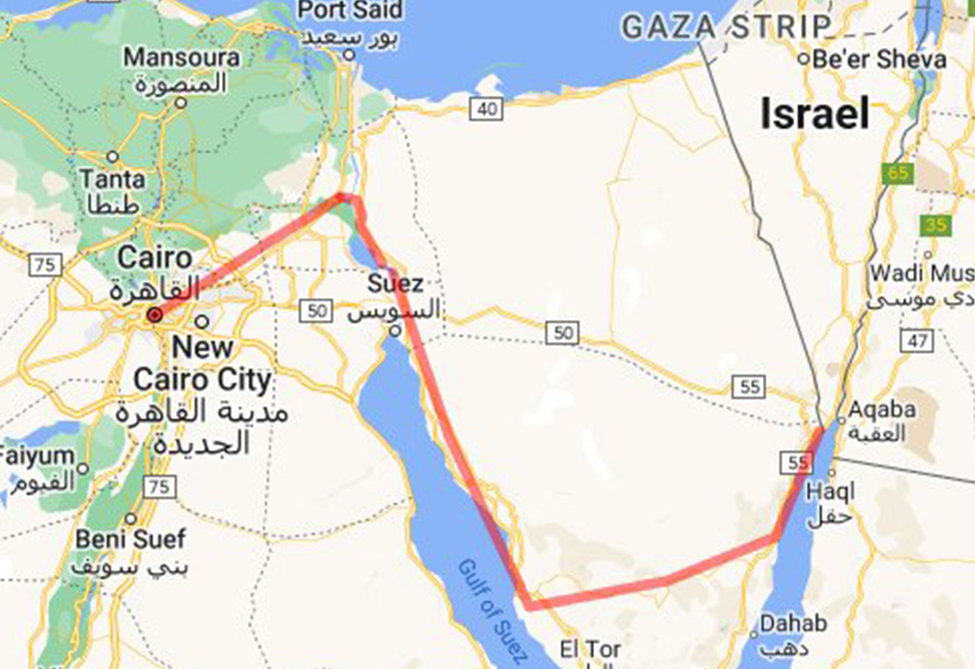 GOOGLE DENIES REMOVING THE SINAI PENINSULA FROM MAPS TheDose Mag   Unnamed File 7 